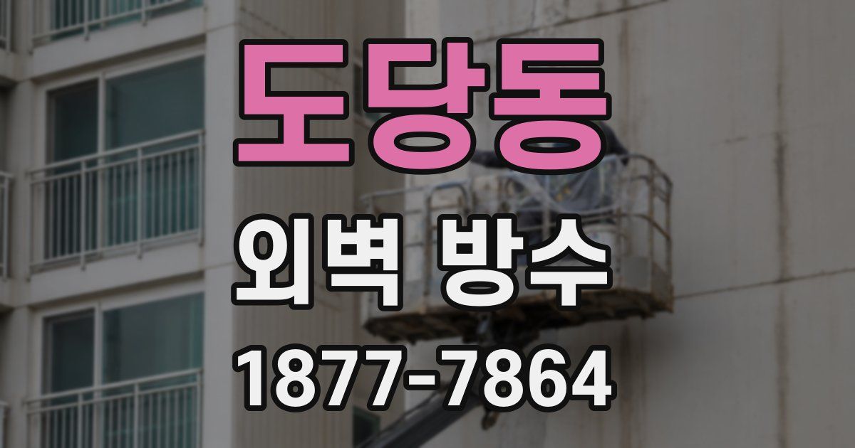 도당동 외벽 방수