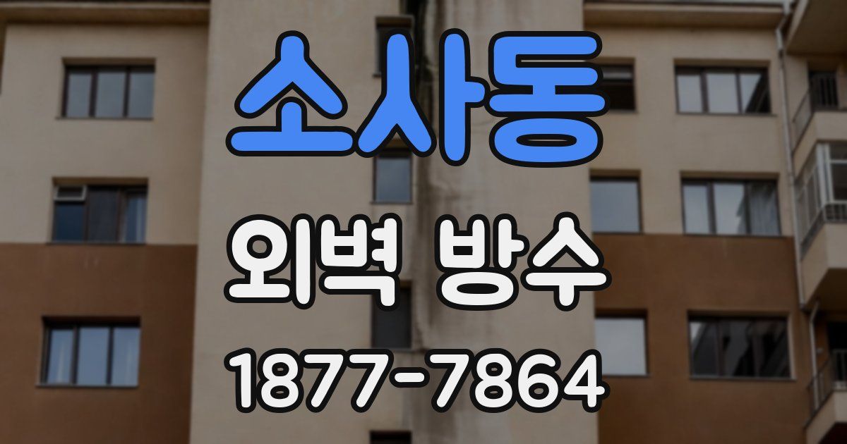 소사동 외벽 방수