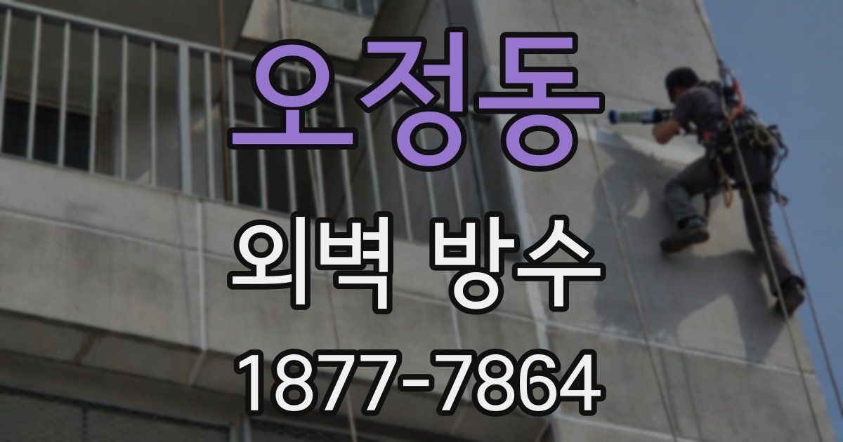 오정동 외벽 방수