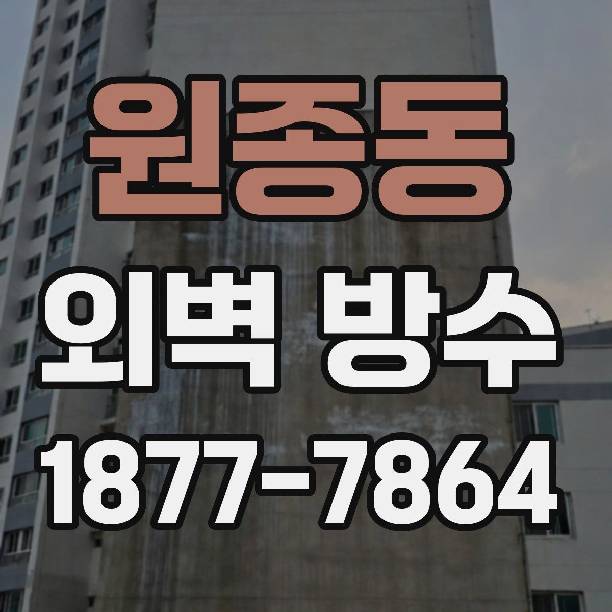 원종동 외벽 방수