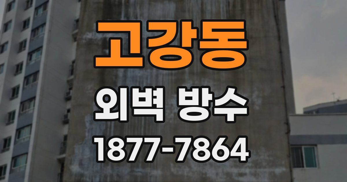 고강동 외벽 방수
