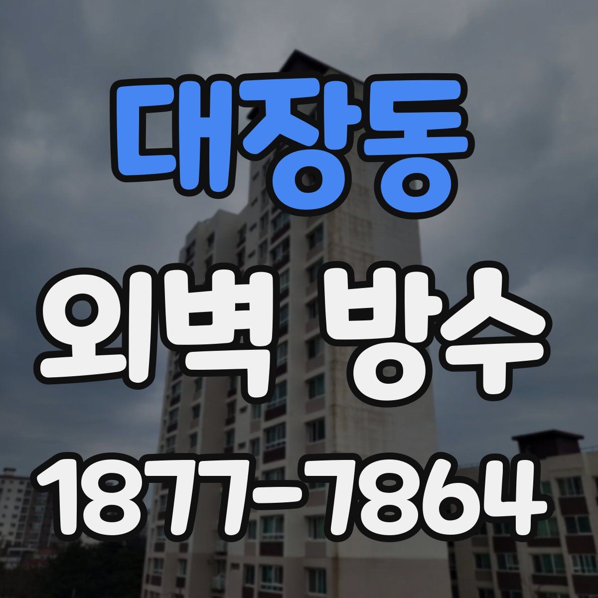 대장동 외벽 방수