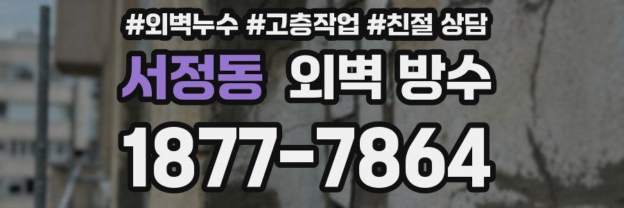 서정동 외벽 방수