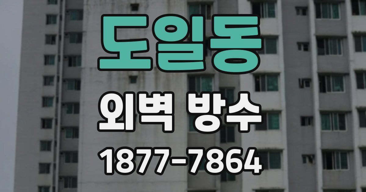 도일동 외벽 방수