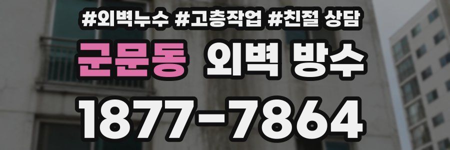 군문동 외벽 방수