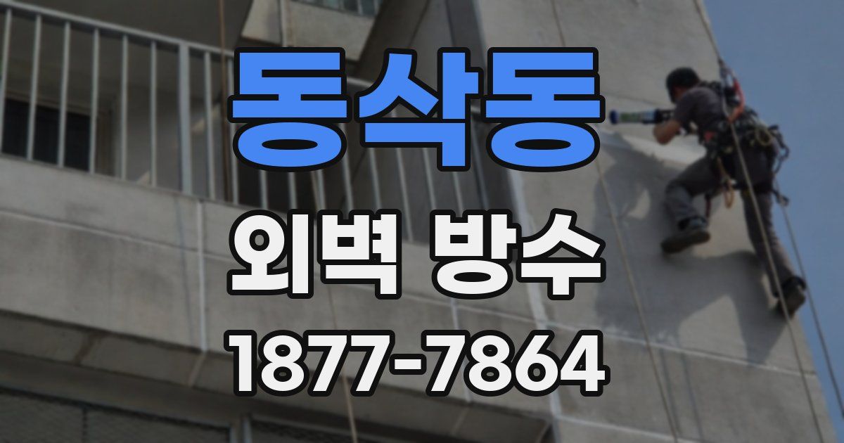 동삭동 외벽 방수