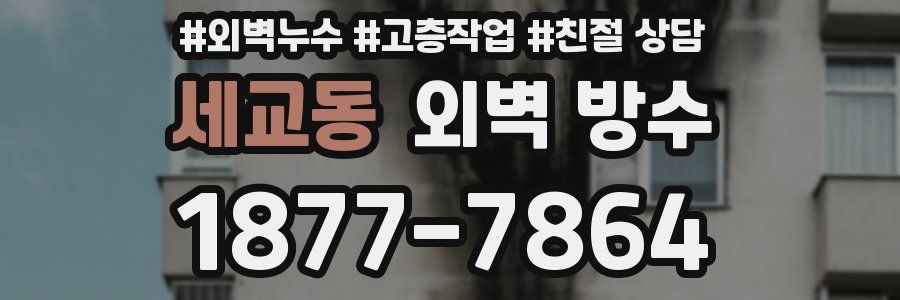 세교동 외벽 방수