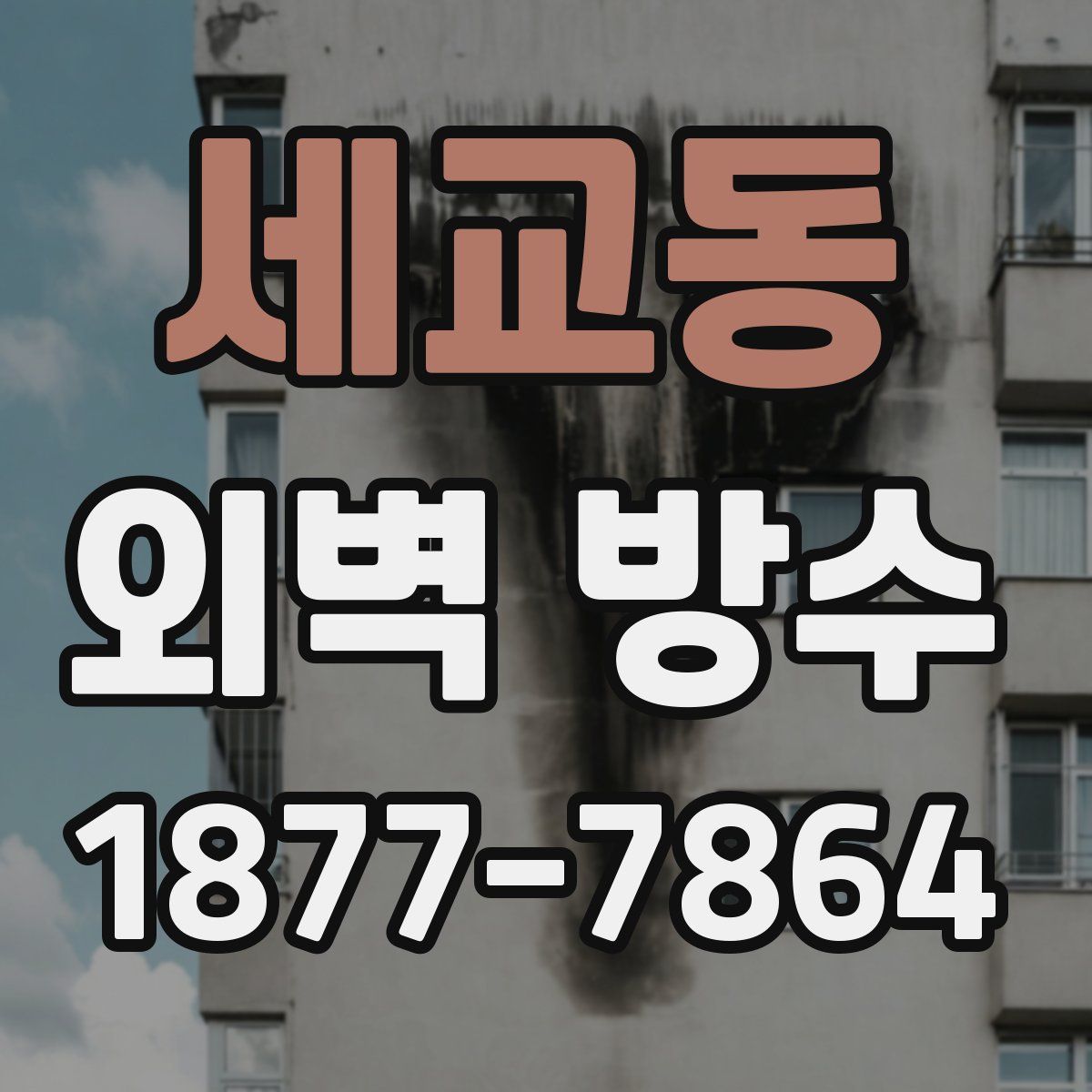 세교동 외벽 방수