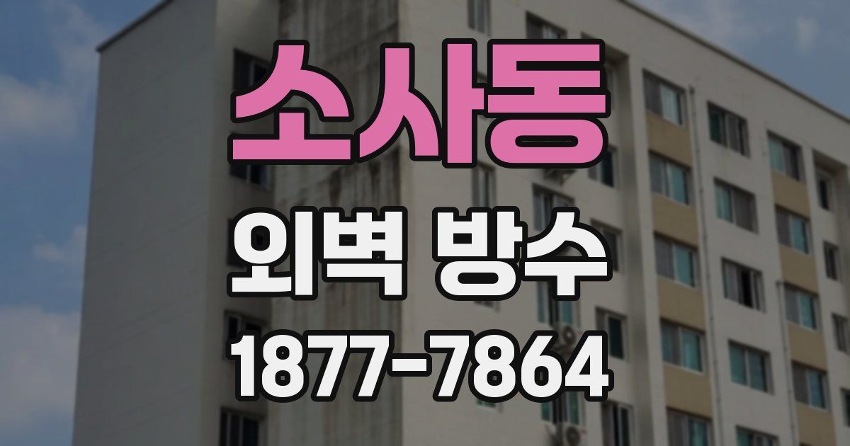 소사동 외벽 방수