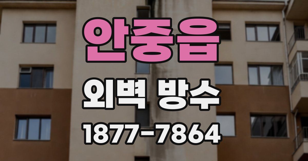안중읍 외벽 방수