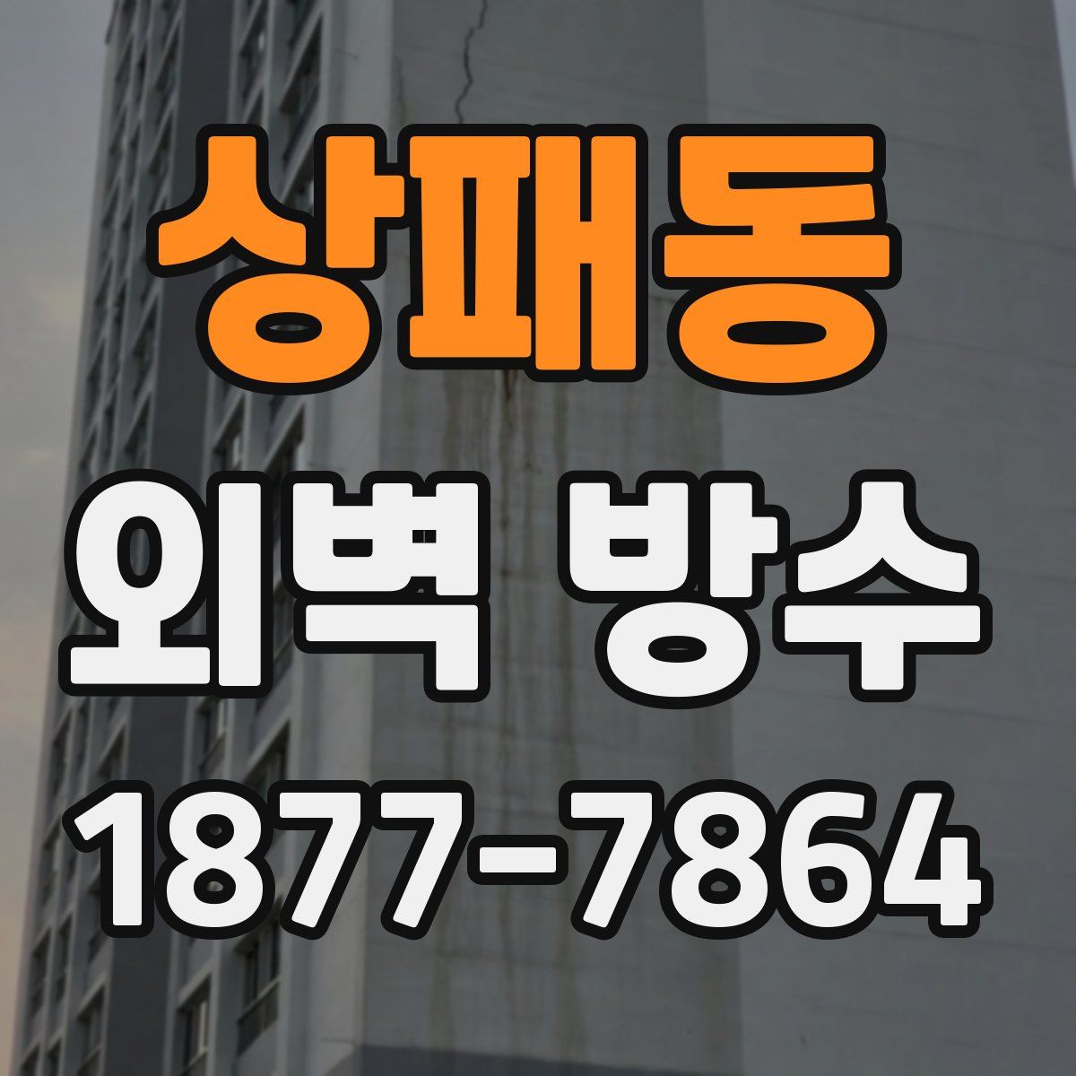 상패동 외벽 방수