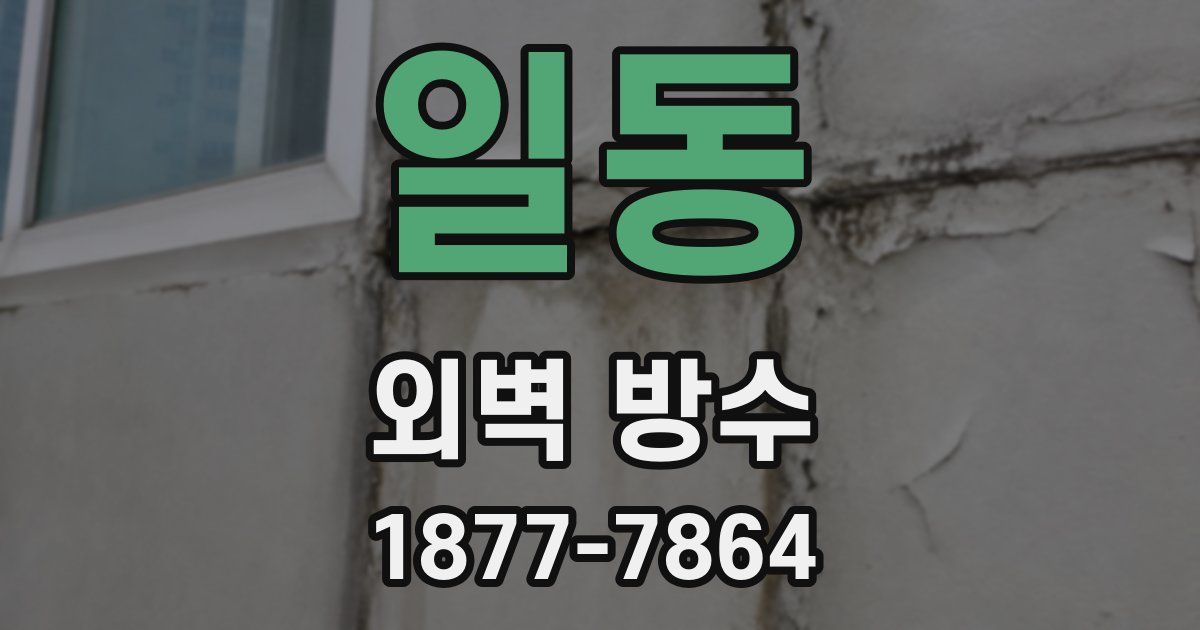 일동 외벽 방수