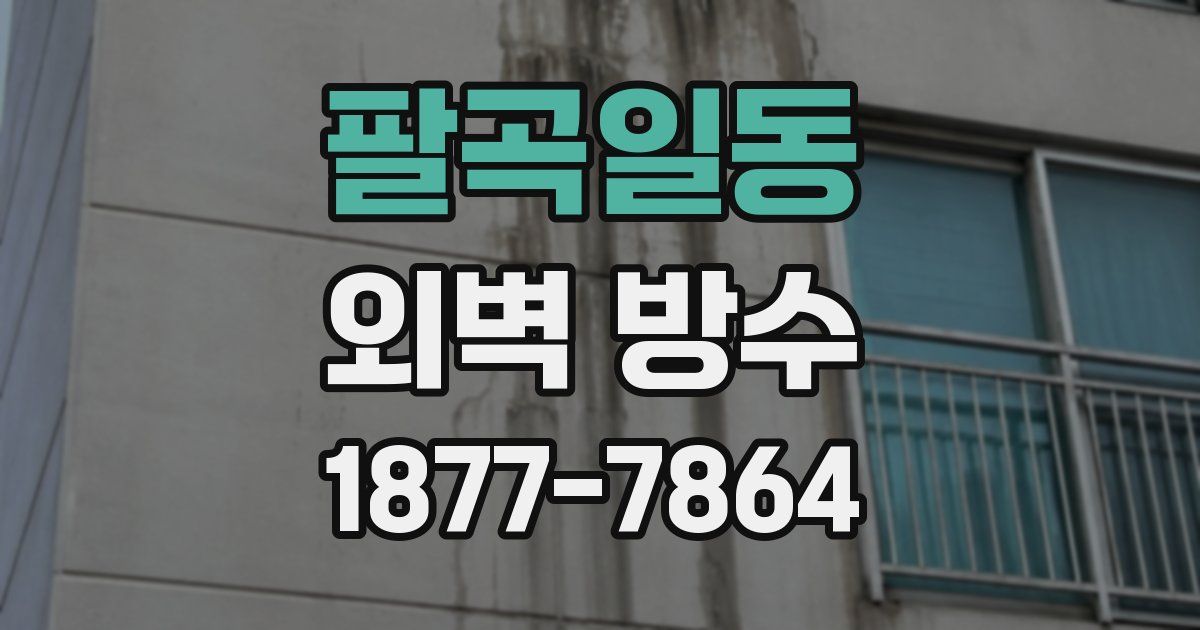 팔곡일동 외벽 방수