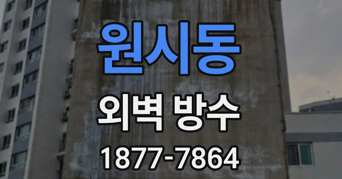 원시동 외벽 방수