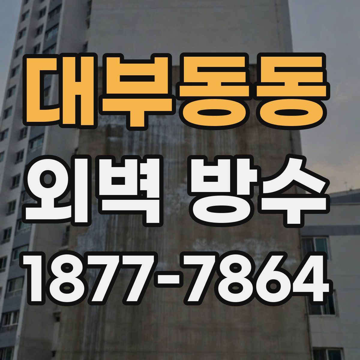 대부동동 외벽 방수