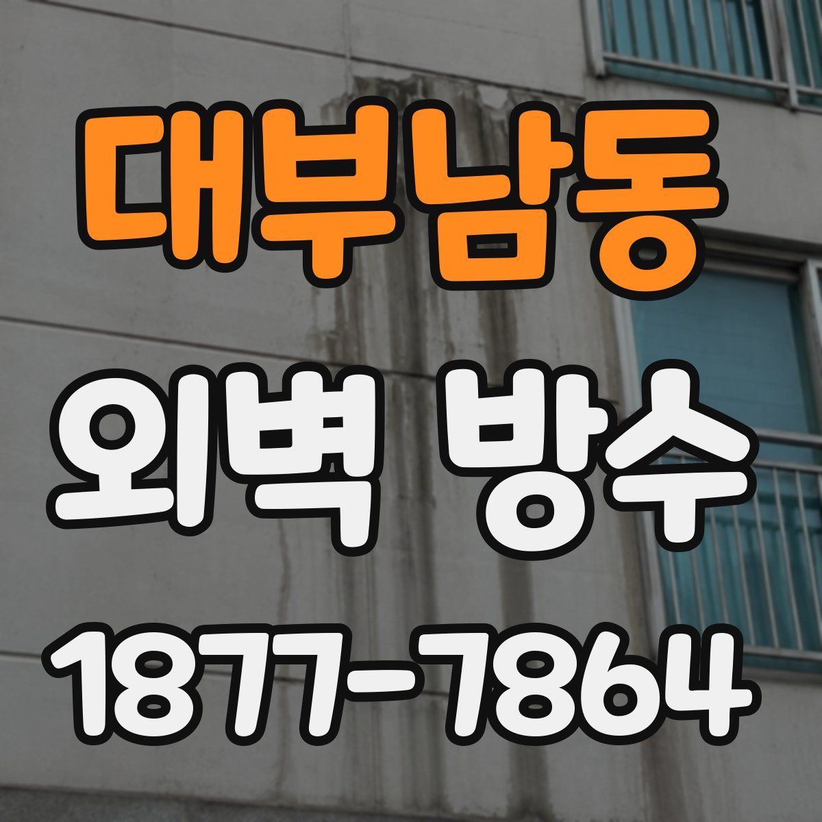 대부남동 외벽 방수