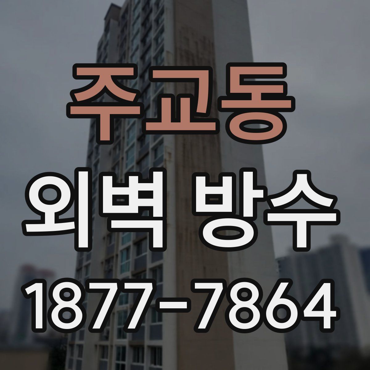 주교동 외벽 방수