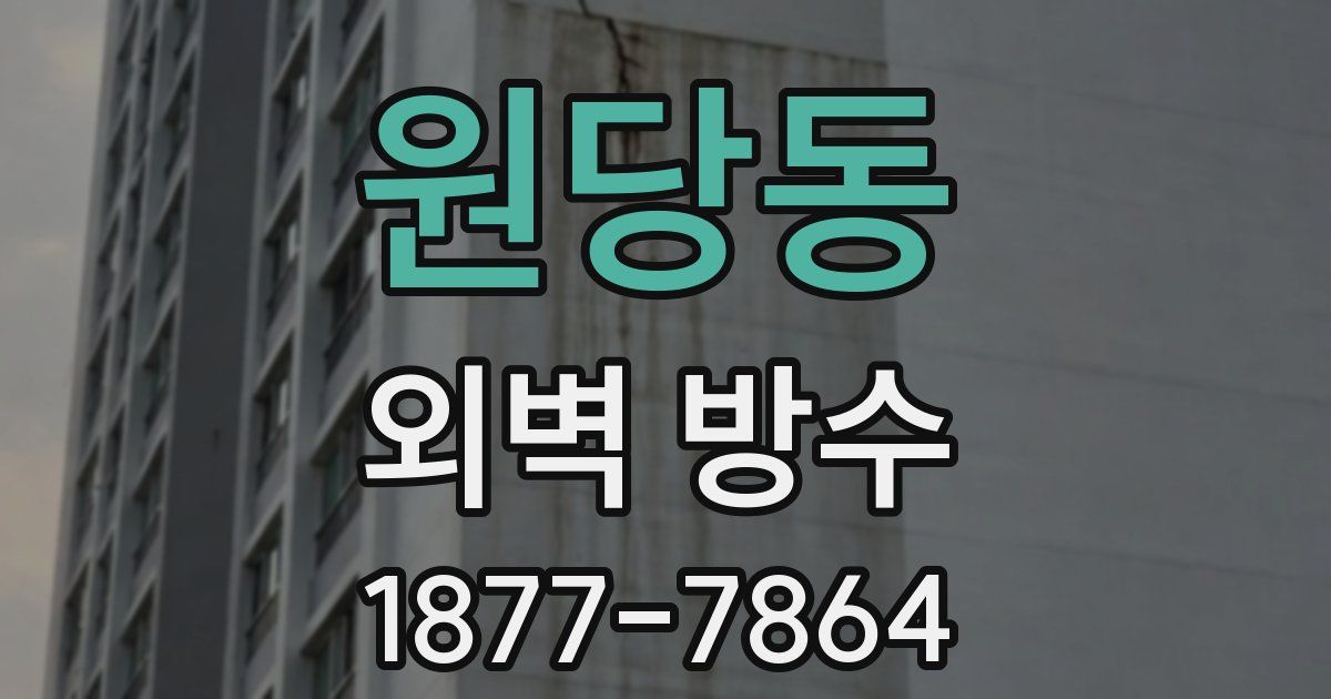 원당동 외벽 방수