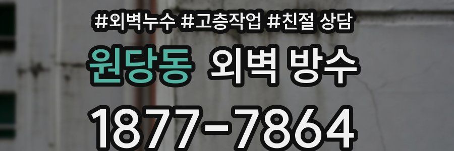 원당동 외벽 방수