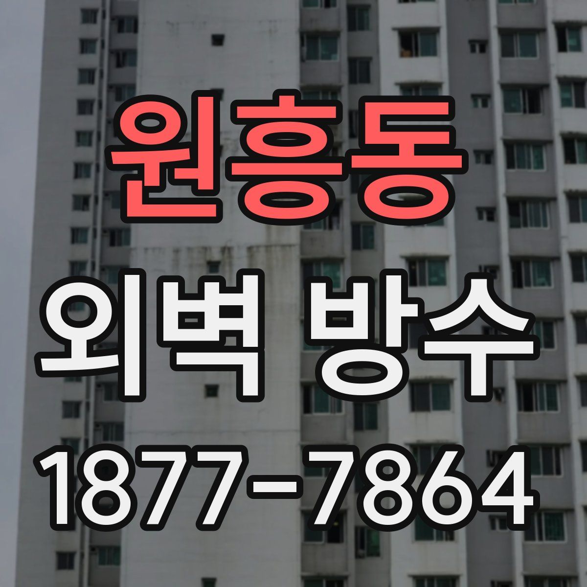 원흥동 외벽 방수