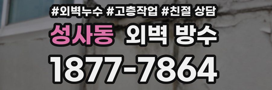 성사동 외벽 방수