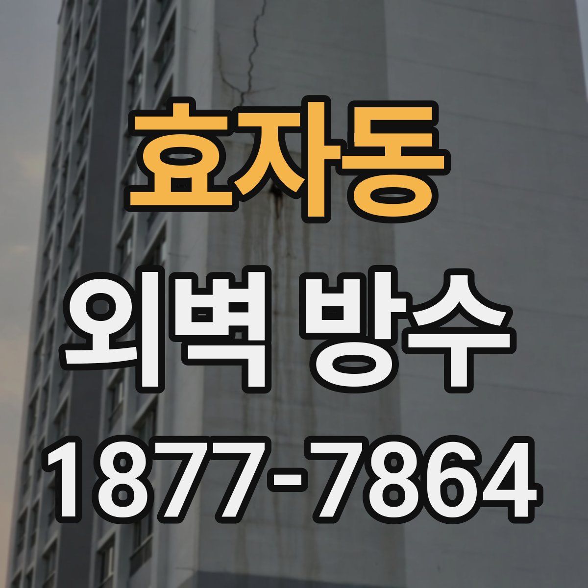 효자동 외벽 방수