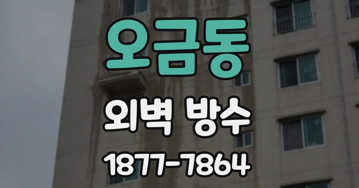 오금동 외벽 방수