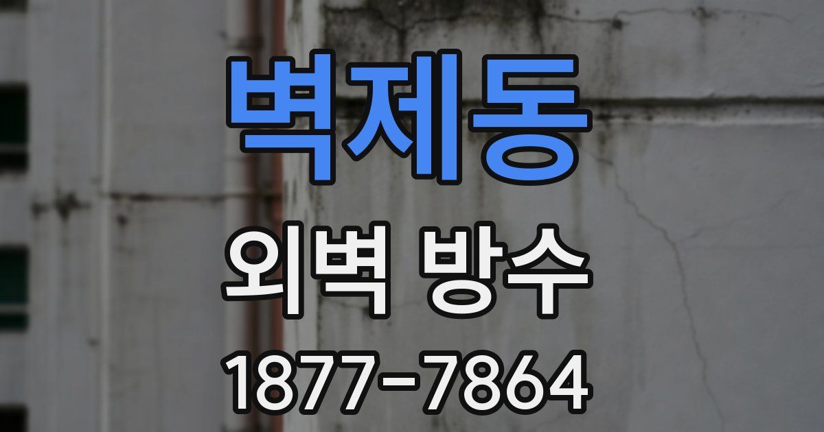 벽제동 외벽 방수