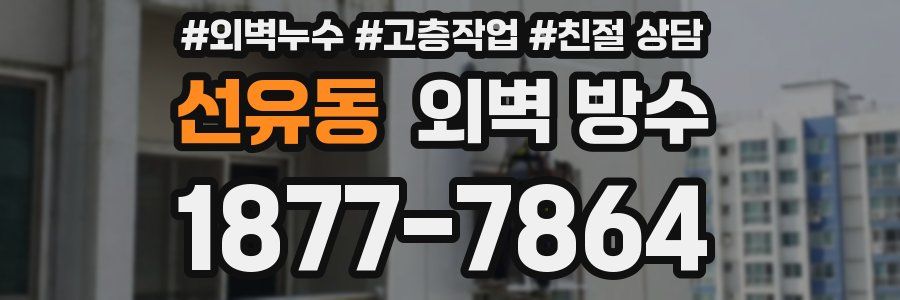 선유동 외벽 방수