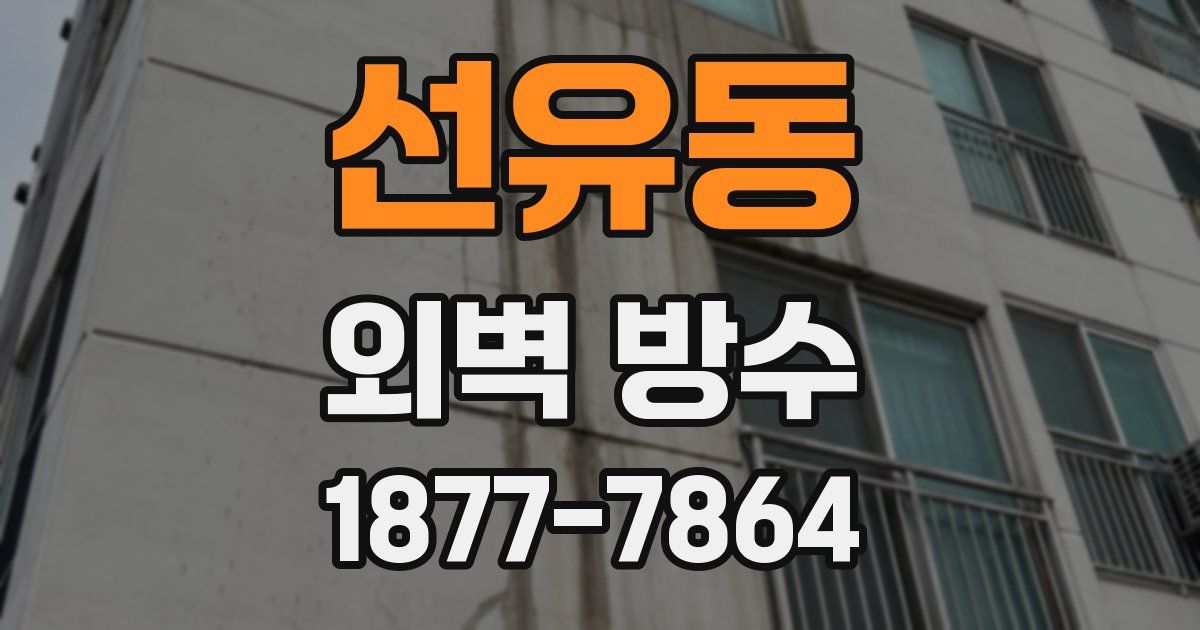 선유동 외벽 방수