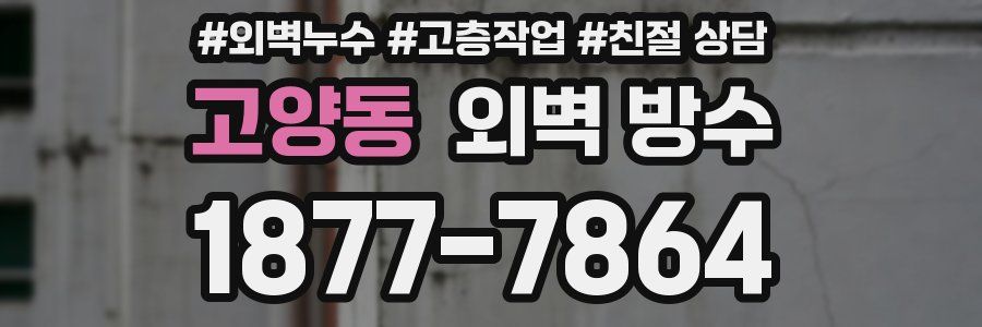 고양동 외벽 방수