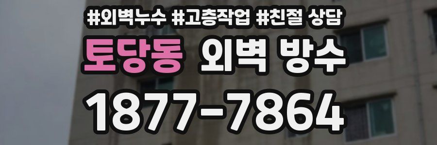 토당동 외벽 방수