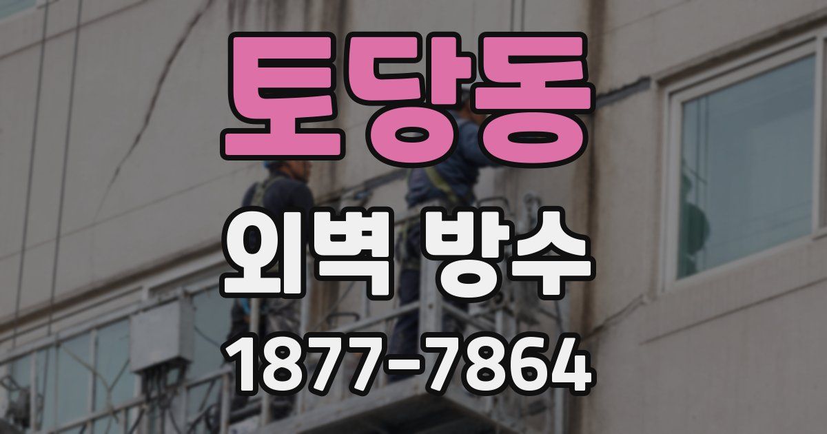 토당동 외벽 방수