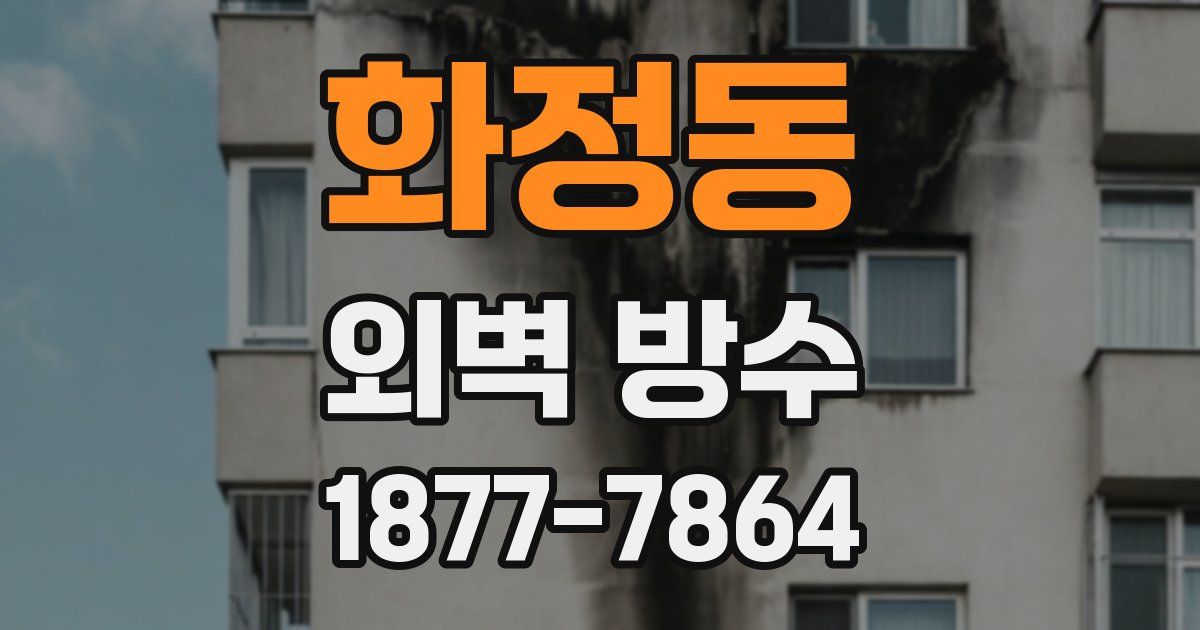 화정동 외벽 방수