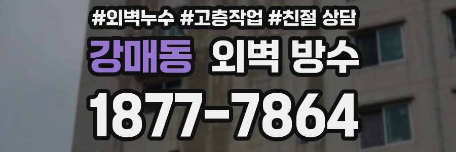 강매동 외벽 방수