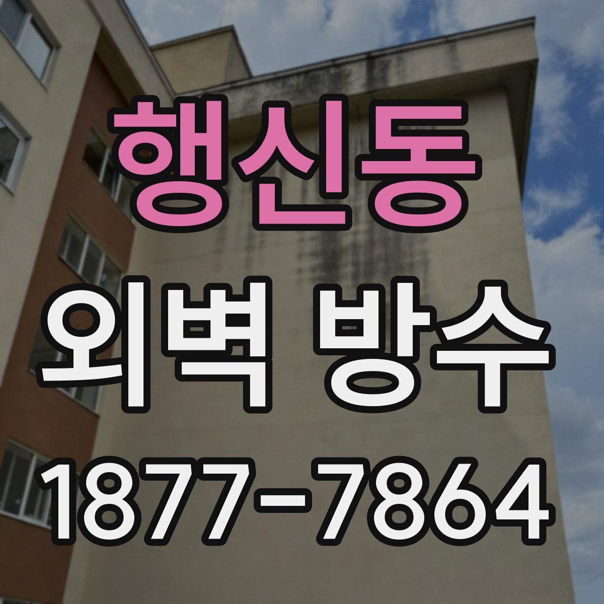 행신동 외벽 방수