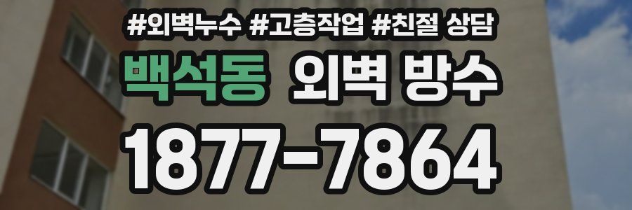 백석동 외벽 방수