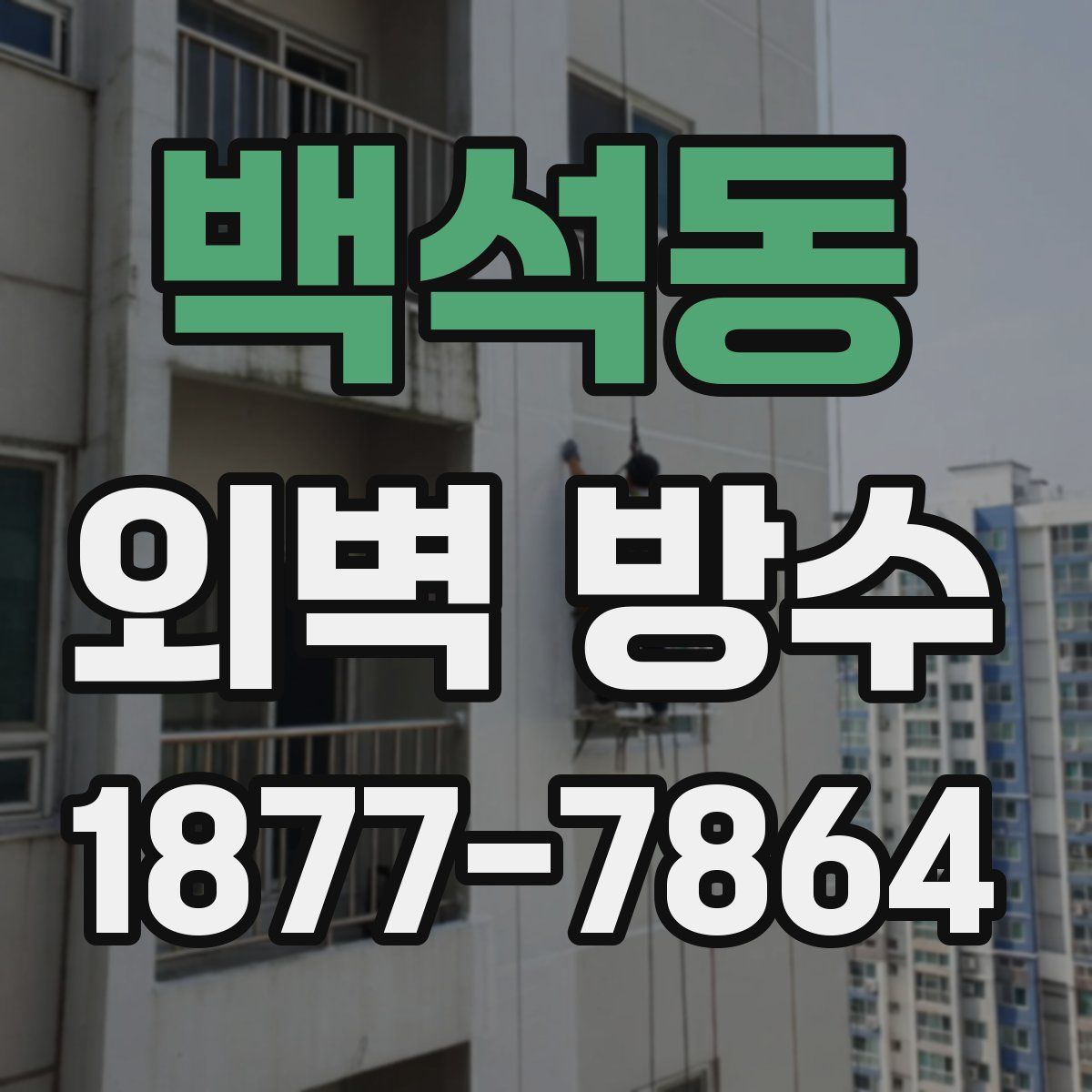 백석동 외벽 방수