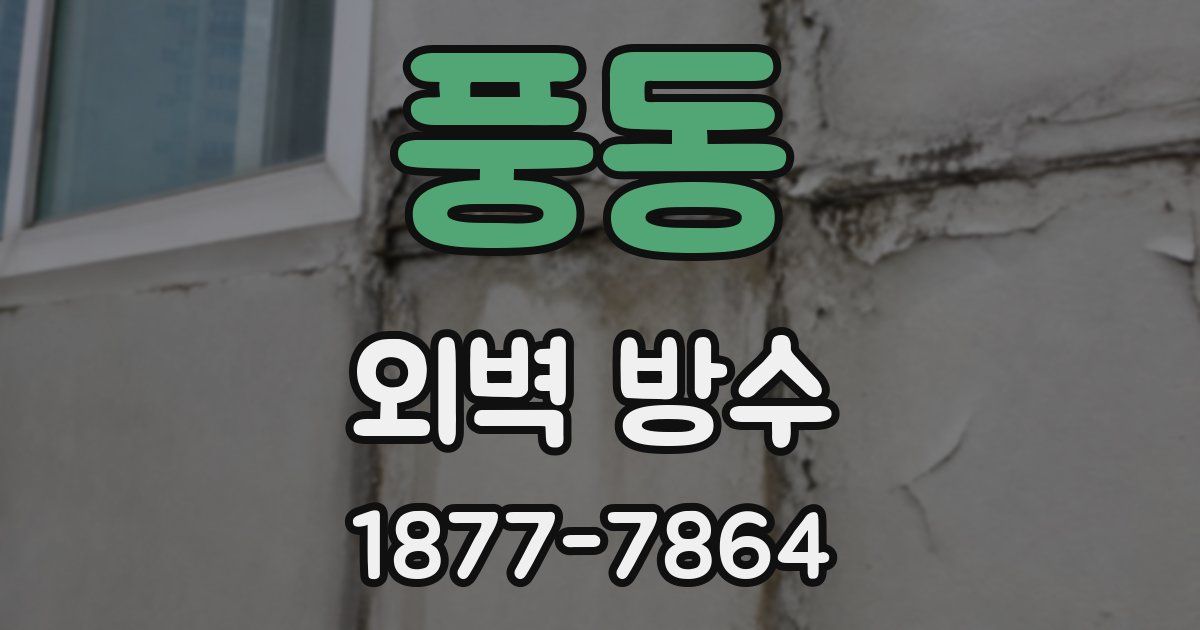 풍동 외벽 방수