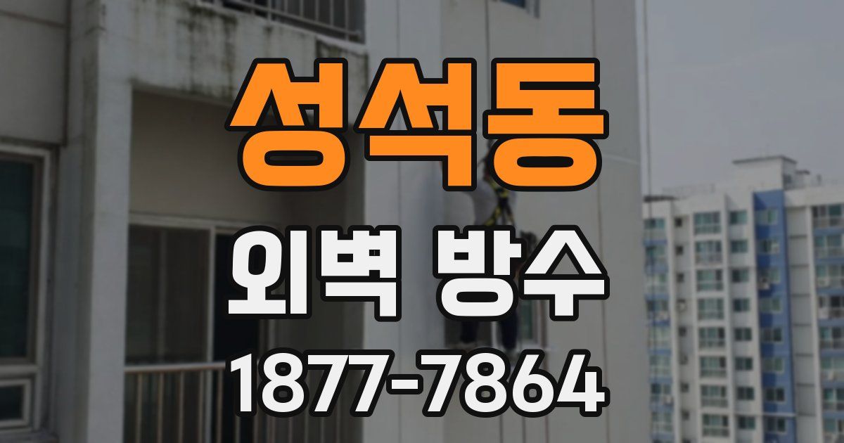 성석동 외벽 방수