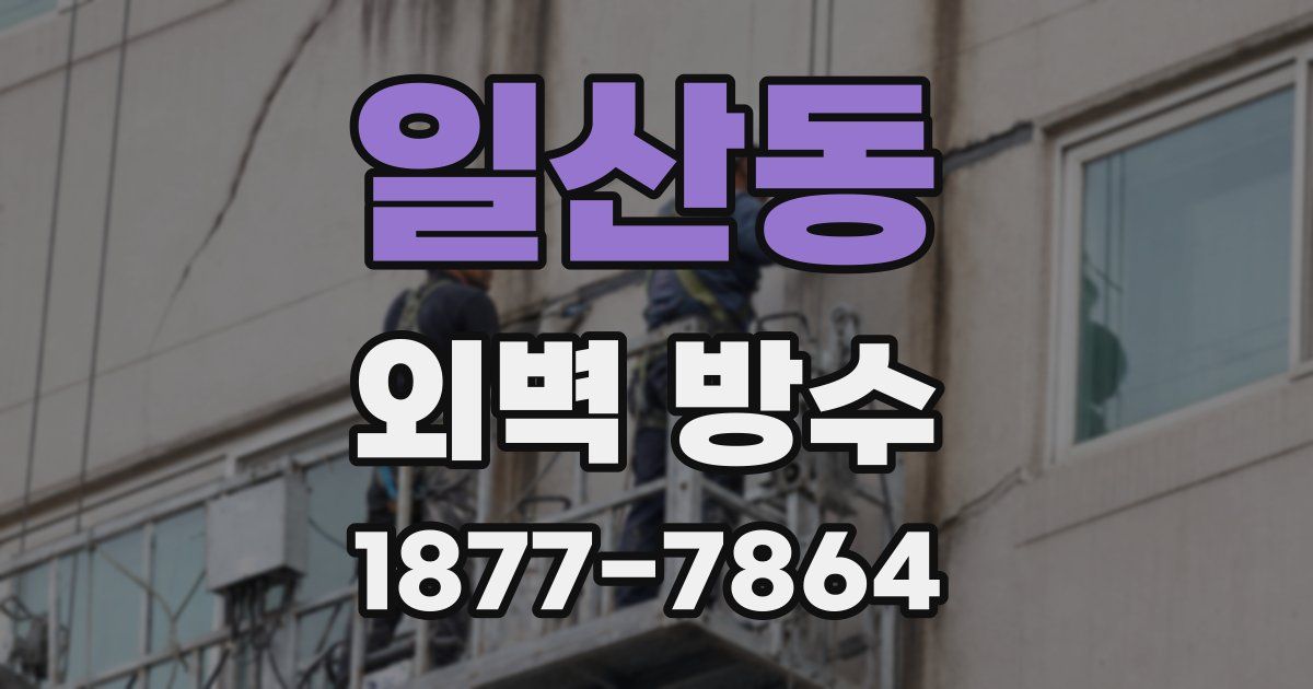 일산동 외벽 방수