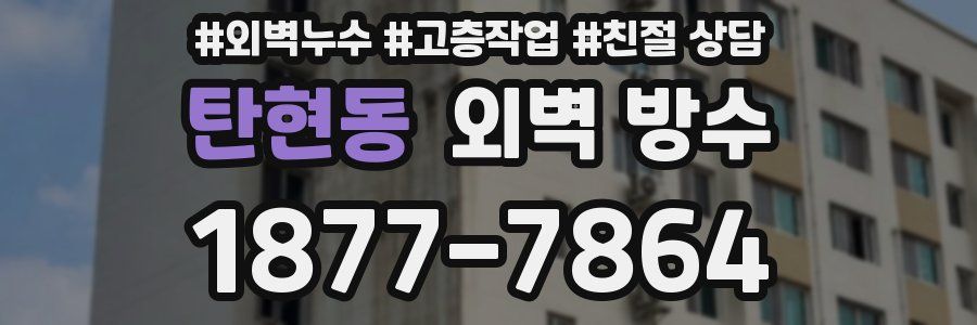 탄현동 외벽 방수