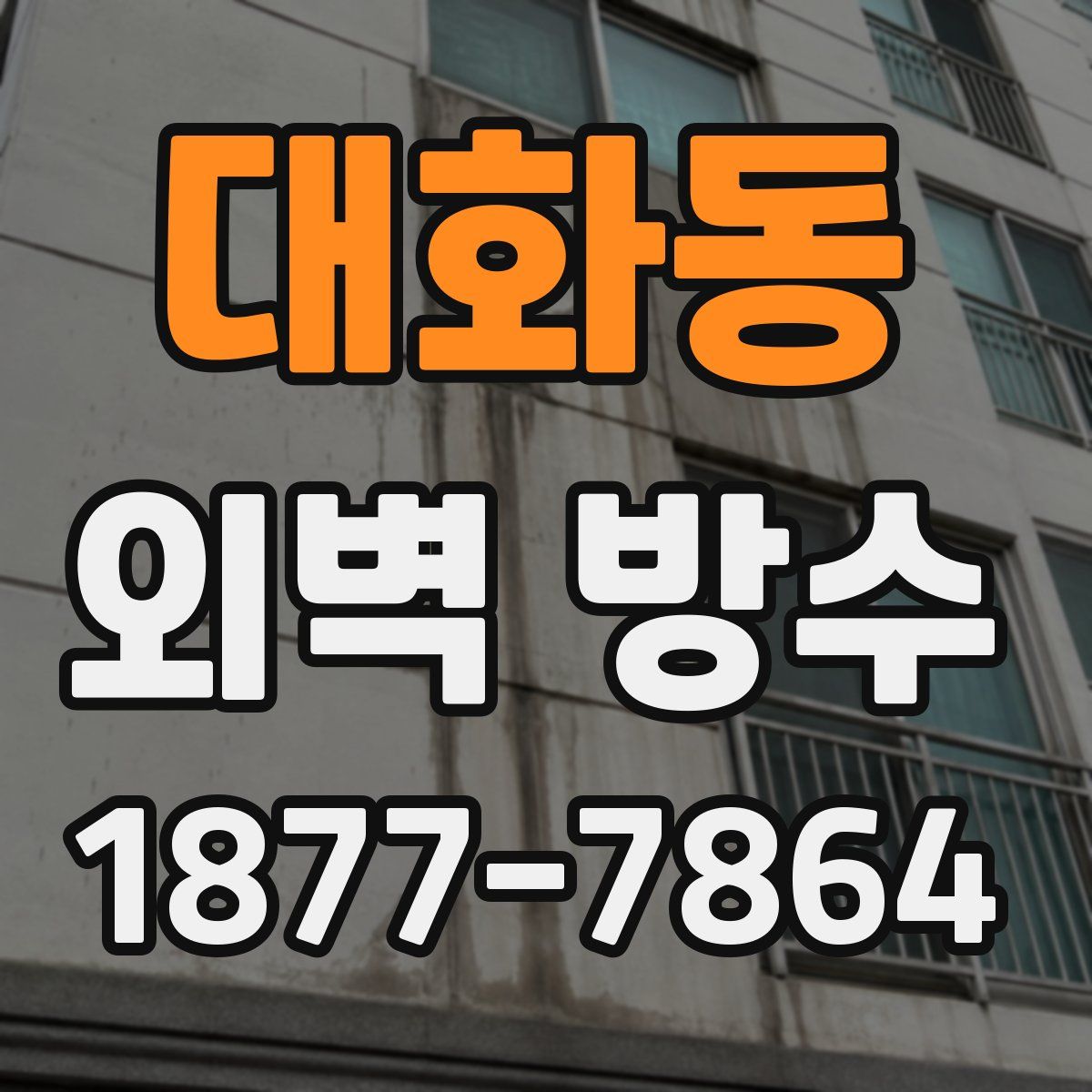 대화동 외벽 방수