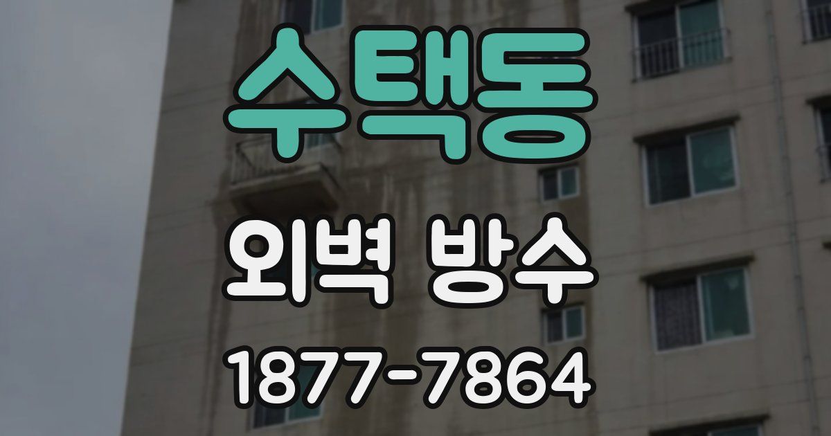 수택동 외벽 방수