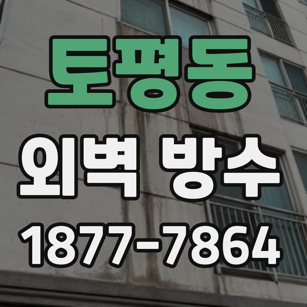 토평동 외벽 방수