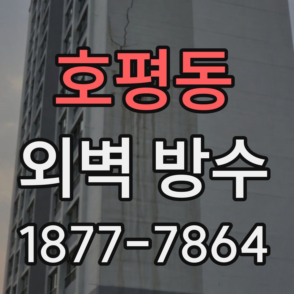 호평동 외벽 방수