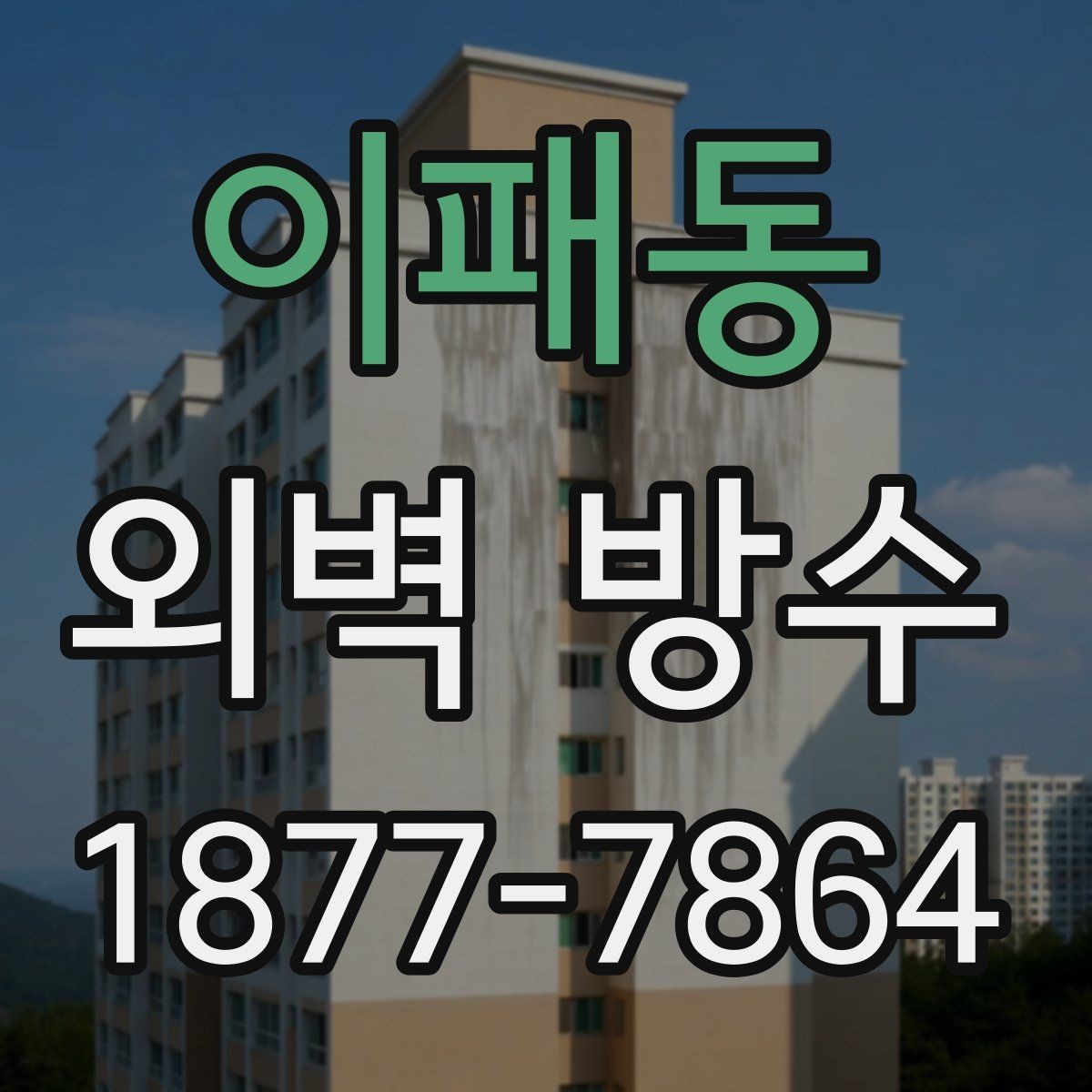 이패동 외벽 방수 종류별 특징과 차이