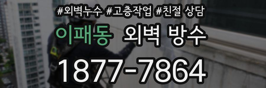 이패동 외벽 방수
