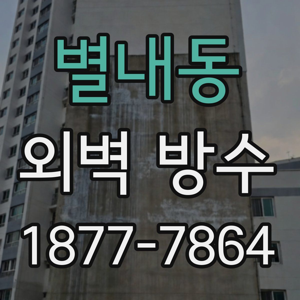 별내동 외벽 방수