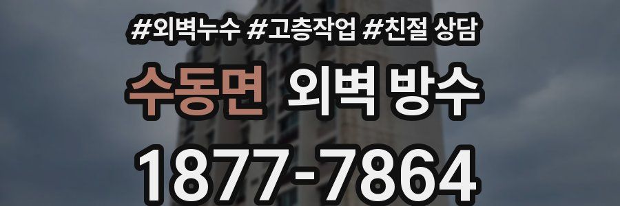수동면 외벽 방수